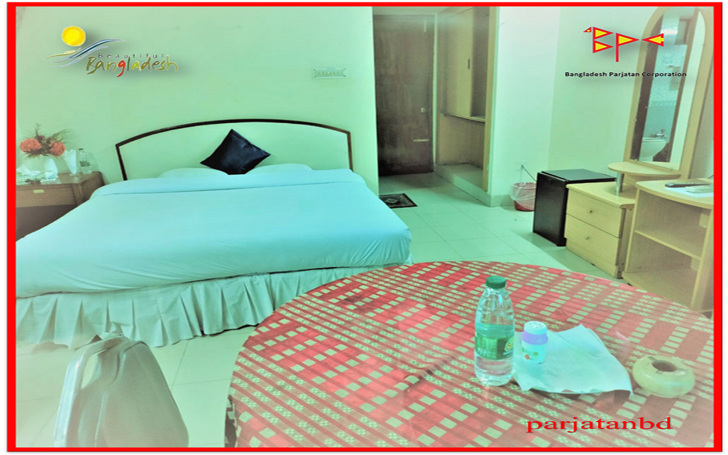 Room AC Deluxe Couple Room -1, Parjatan Motel, Bogura