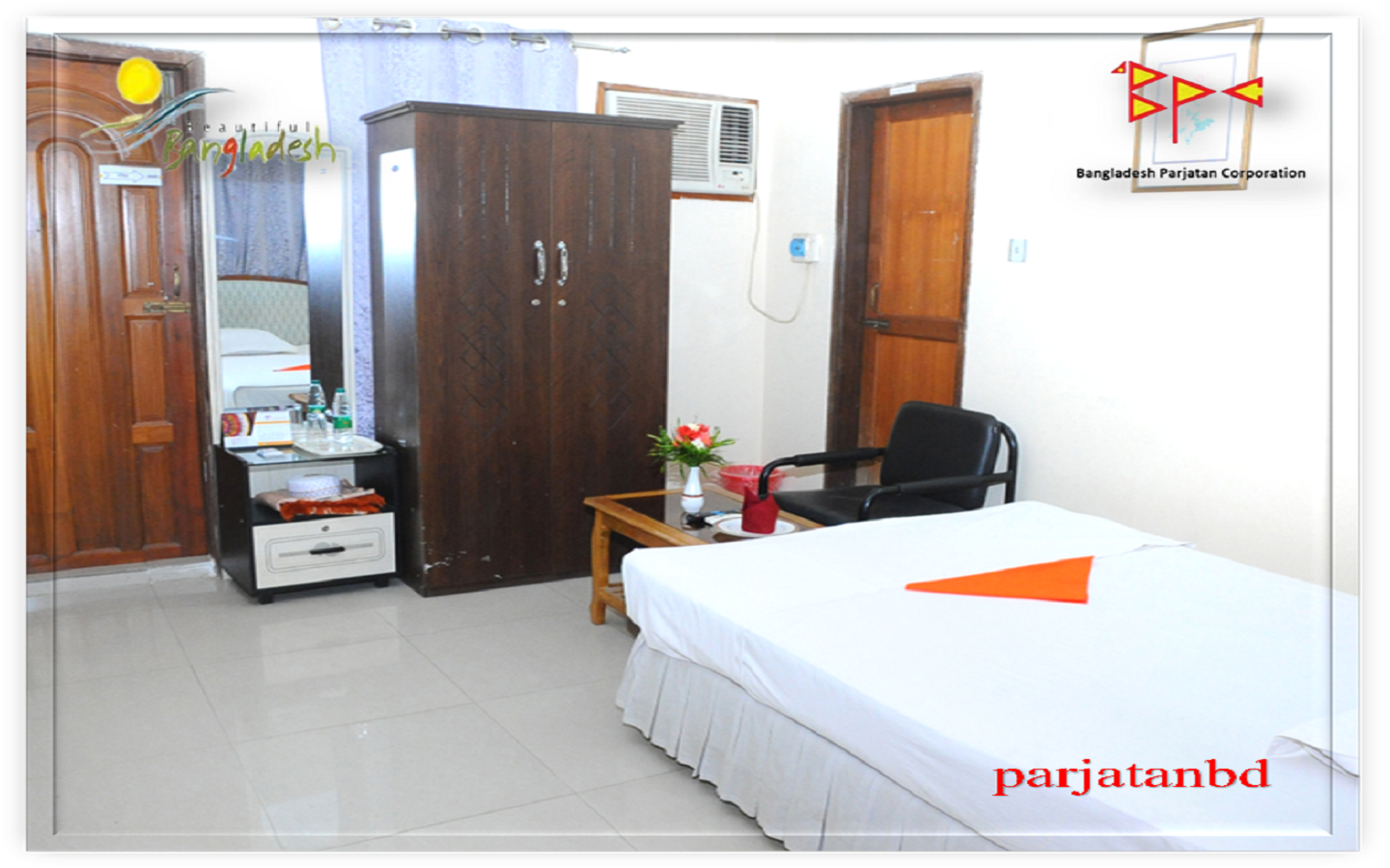 Room AC Single Bed  -1, Parjatan Motel, Rajshahi