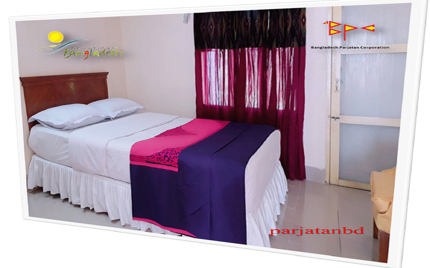 Room AC Queen Bed -1, Parjatan Motel Sylhet