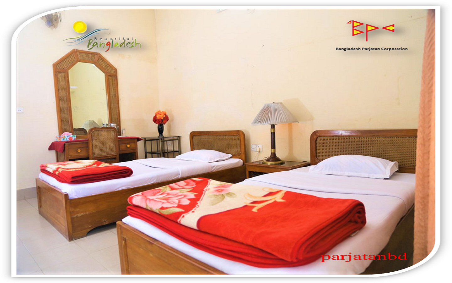 Room Non AC Twin Bed -1, Parjatan Motel Sylhet