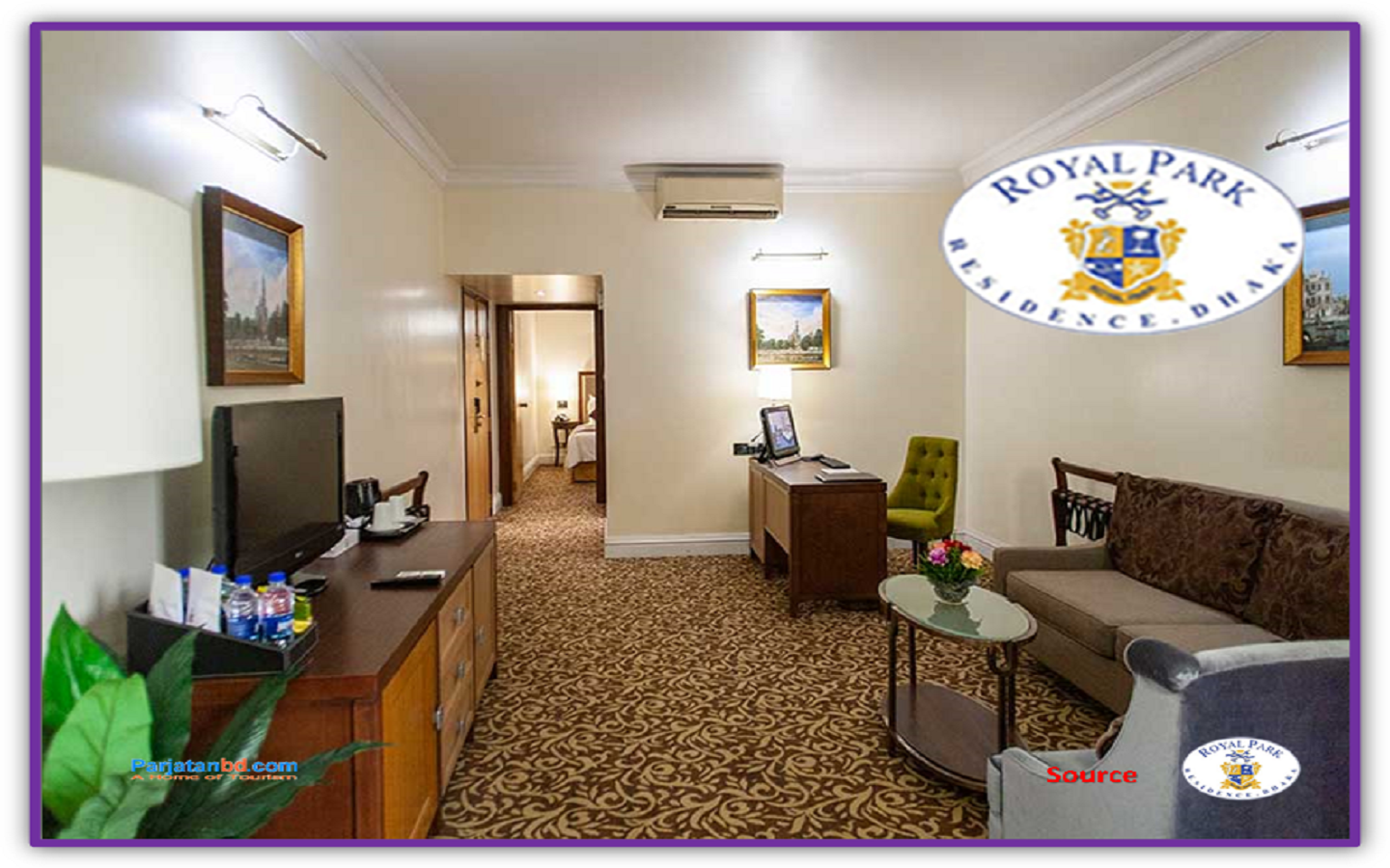 Room Suite Room  -1, Royal Park Residence Hotel, Banani