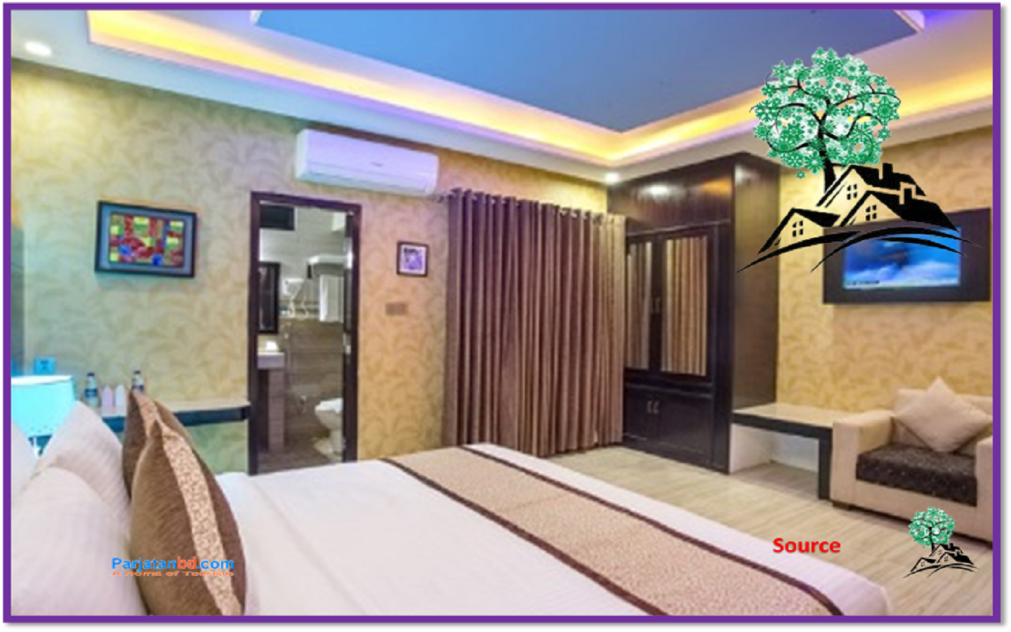 Room Super Deluxe Couple -1, Green View Resort & Convention Center Ltd, Uttarkhan
