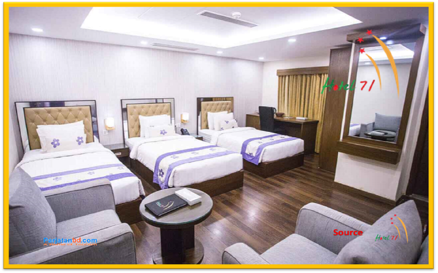 Room Prestige Triplex Suite -1, Hotel 71, Bijoynagar