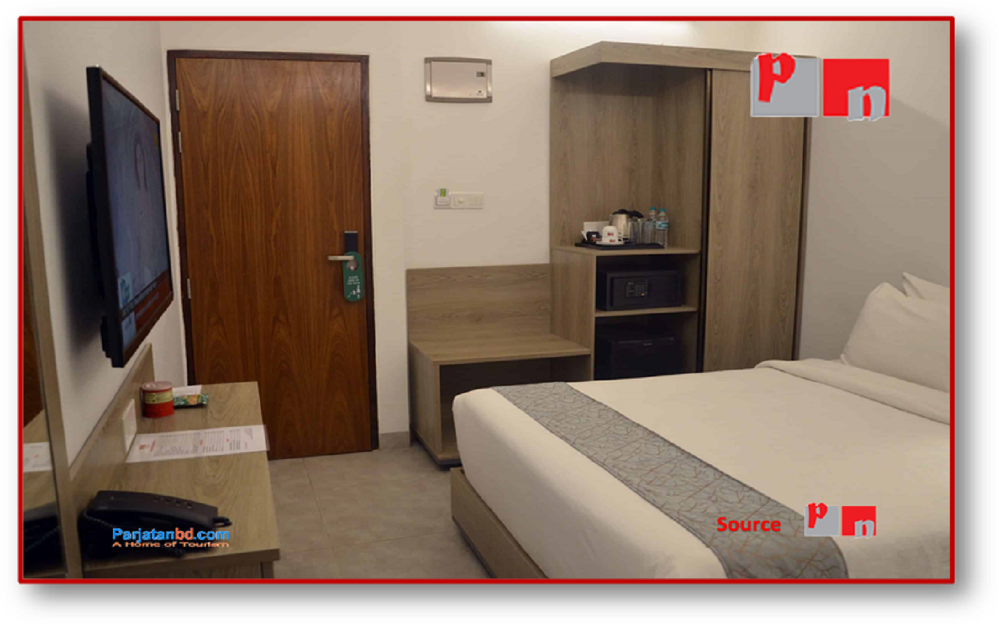 Room Deluxe Queen -1, Priyo Nibash Stylish Residential Hotel, Kawranbazar