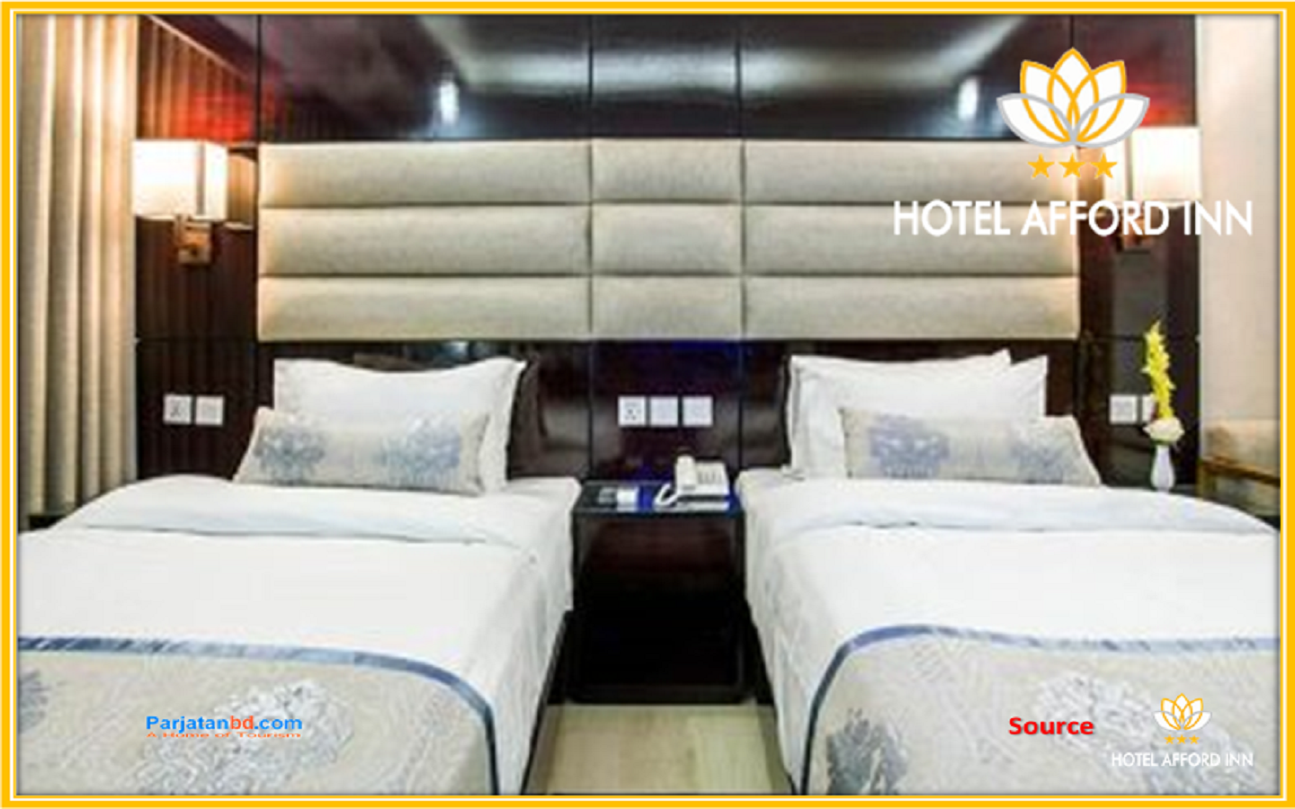 Room Super Deluxe Twin -1, Hotel Afford Inn, Uttara