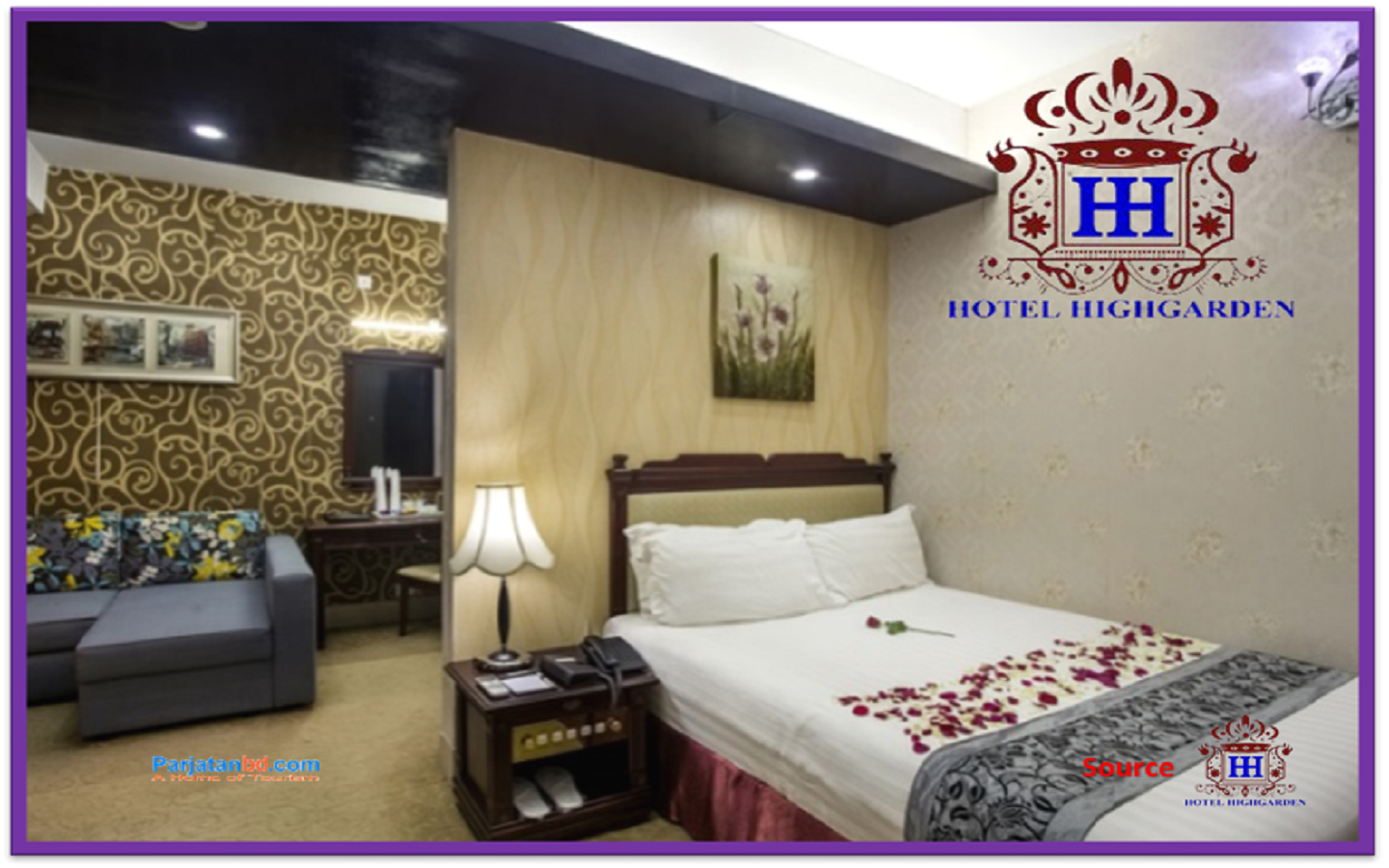 Room Junior Suite -1, Hotel Height Garden. Uttara