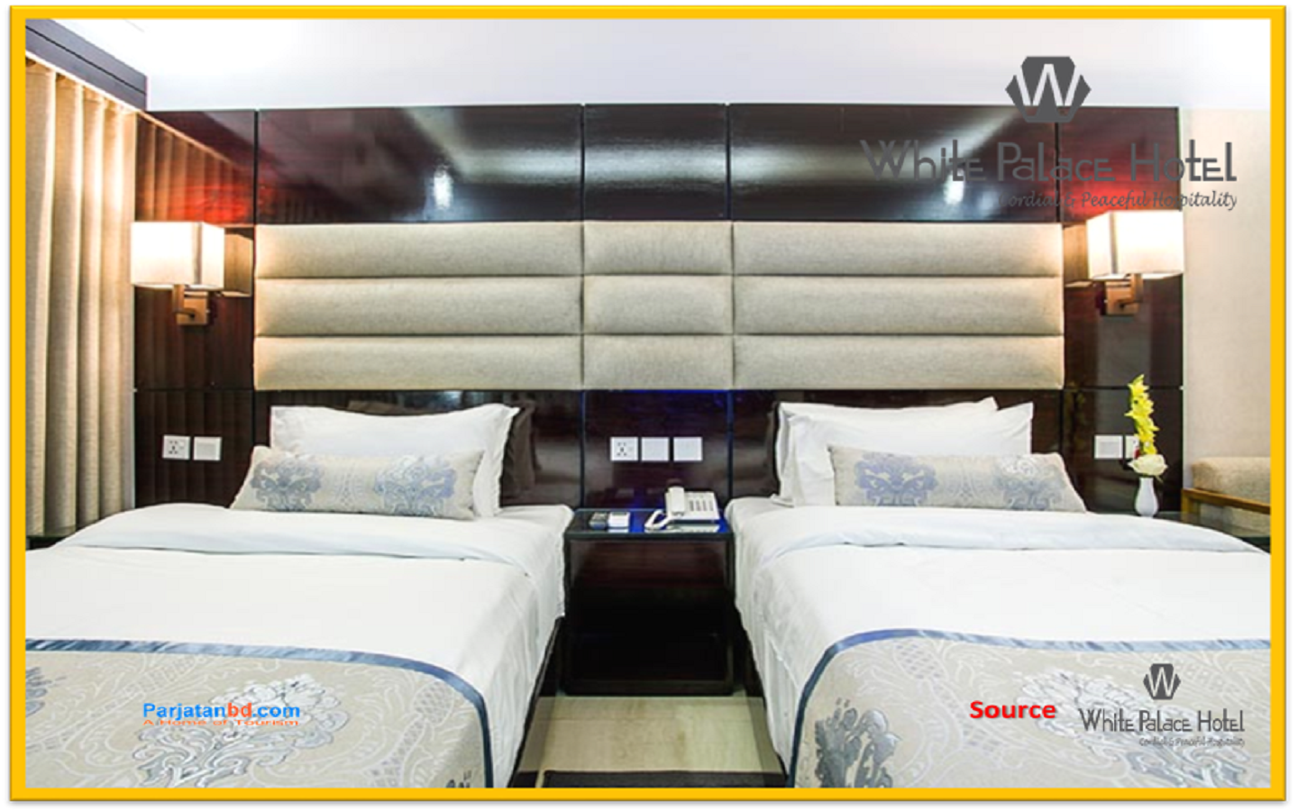 Room Super Deluxe Twin -1, White Palace Hotel, Uttara