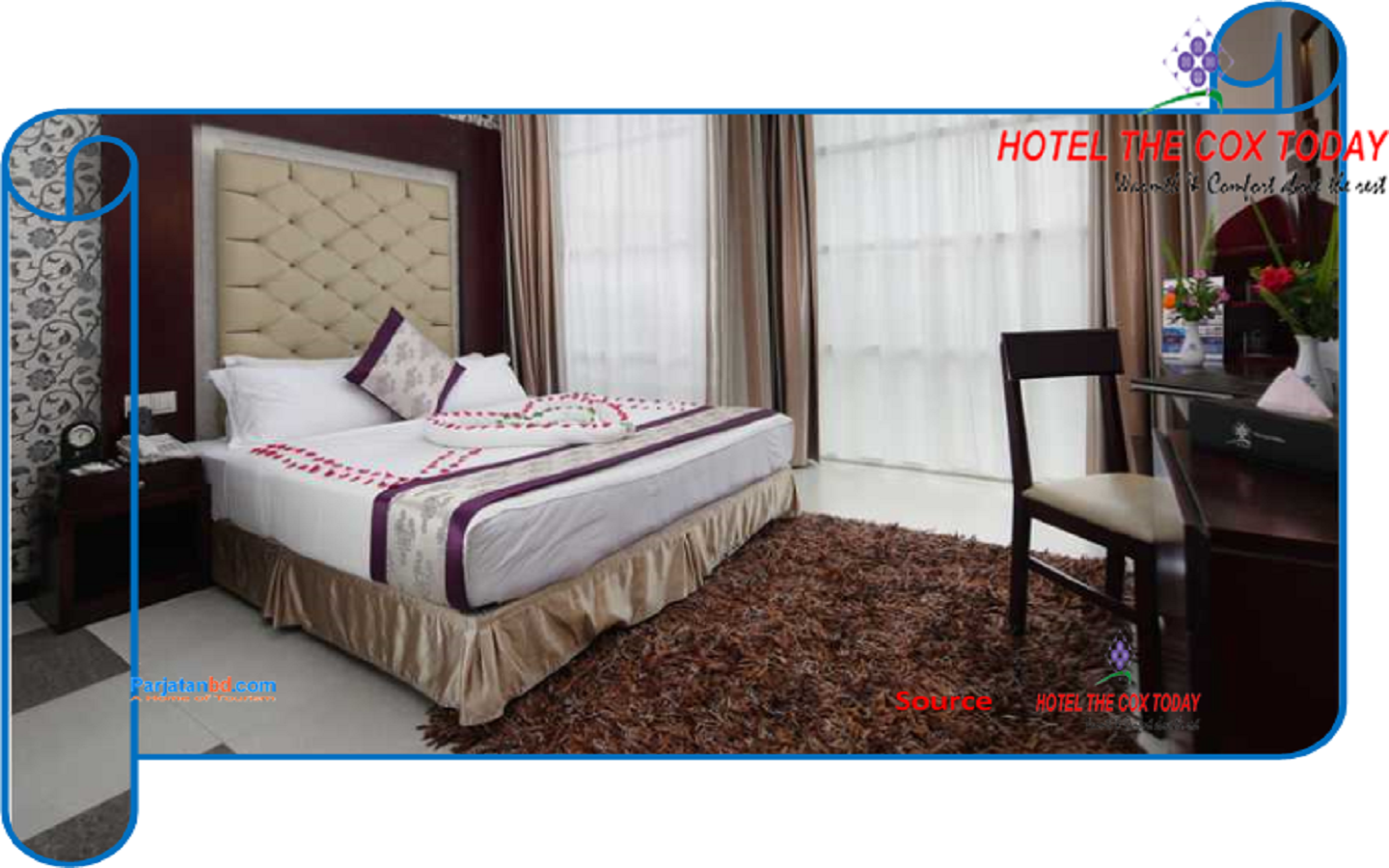 Room Honeymoon Suite -1, Hotel The Cox Today, Coxs Bazar
