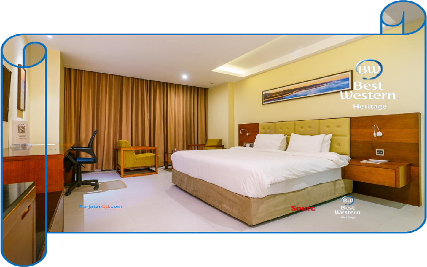 Room Deluxe Double Hill View -1, Best Western Heritage Hotel, Coxs Bazar