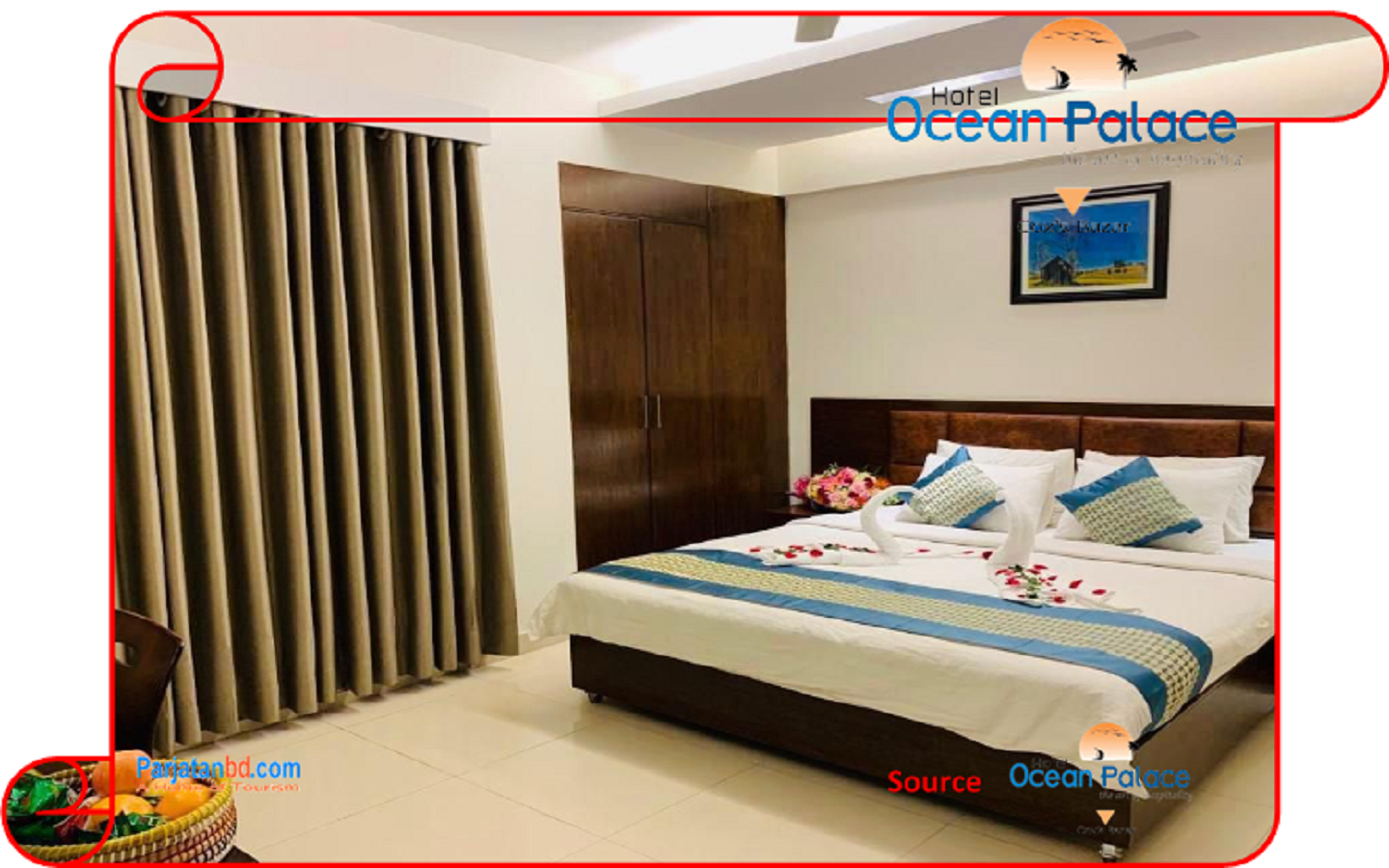 Room Deluxe Couple -1, Ocean Palace Hotel, Coxs Bazar