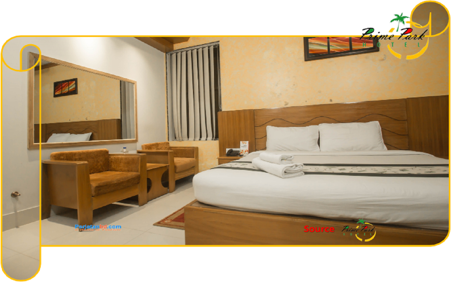 Room Couple Premium Room -1, Prime Park Hotel, Coxs Bazar