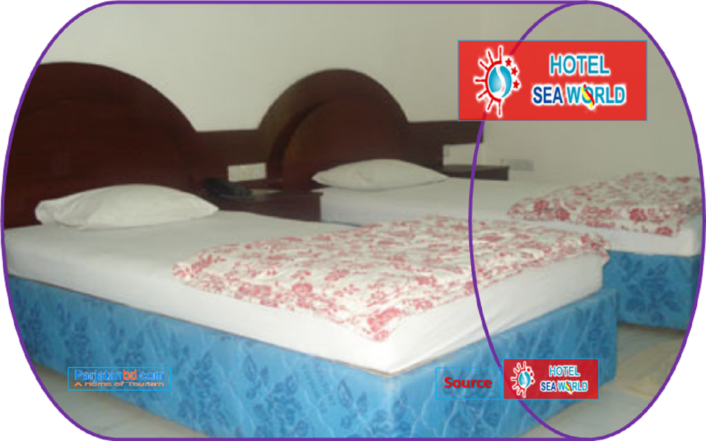 Room Non AC Twin Bed -1, Hotel Sea World