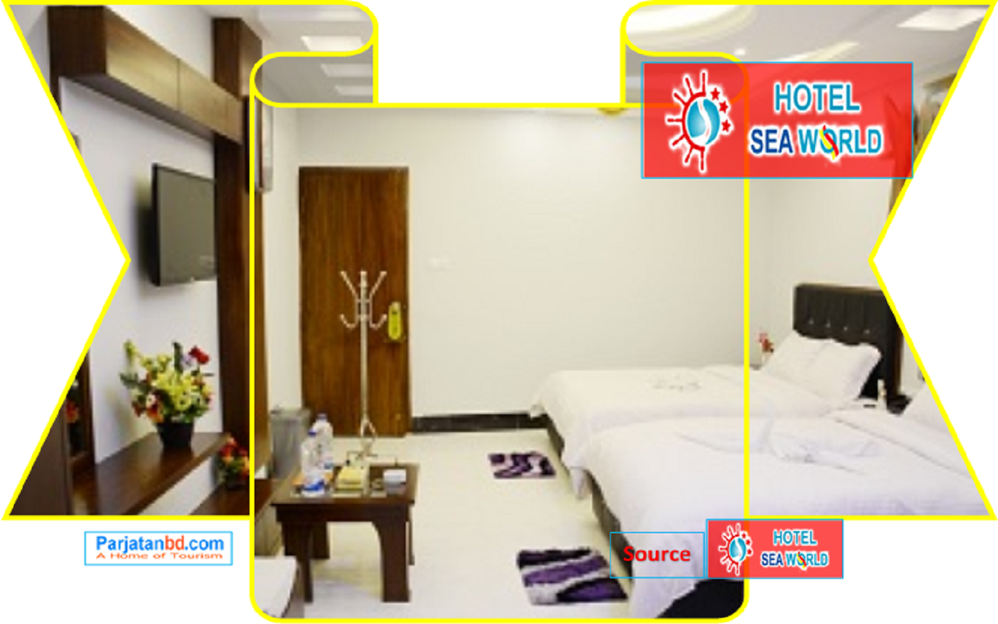Room Super Deluxe Four Bed -1, Hotel Sea World