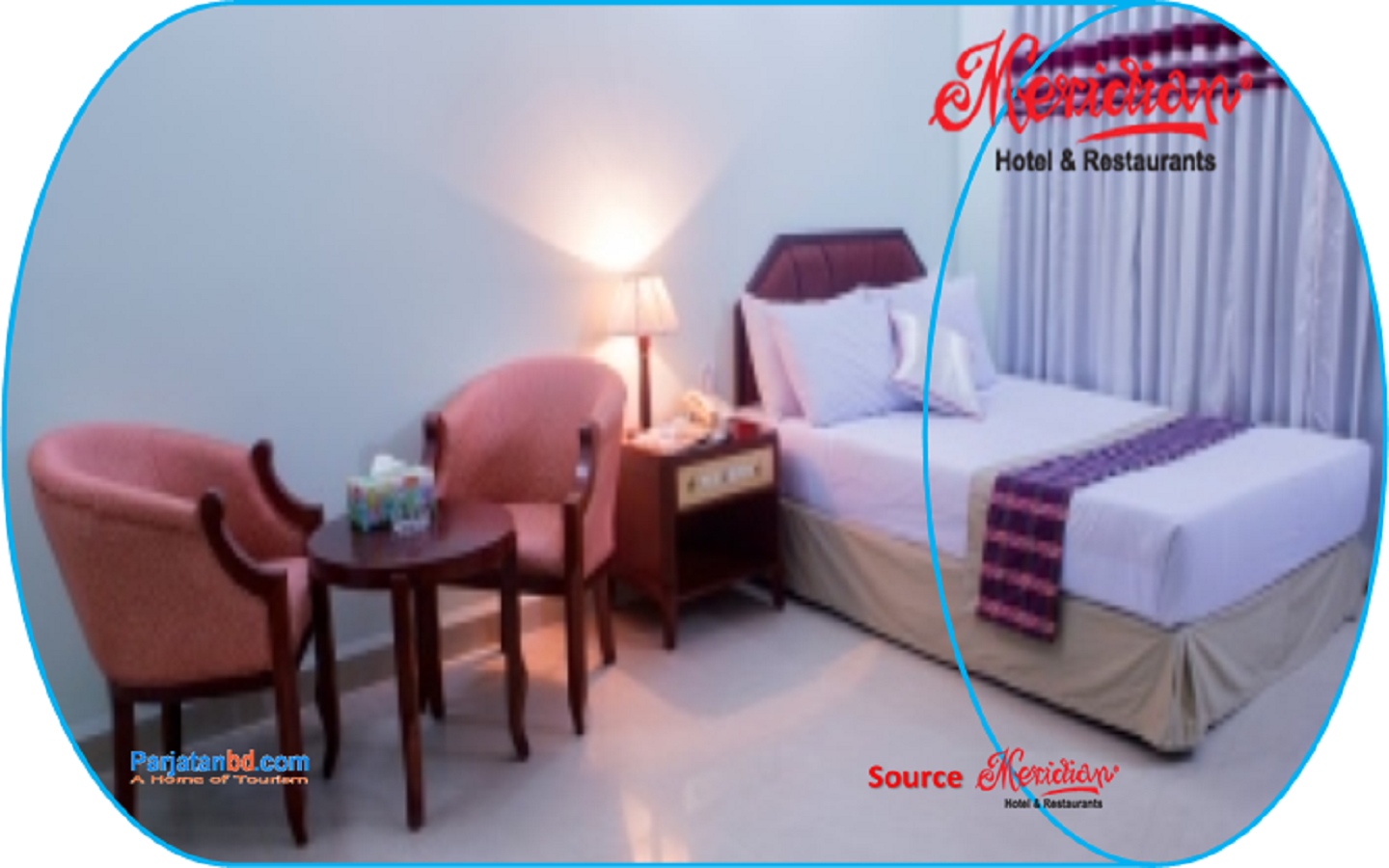 Room Superior King - King Size Bed -1, Meridian Hotel & Restaurant