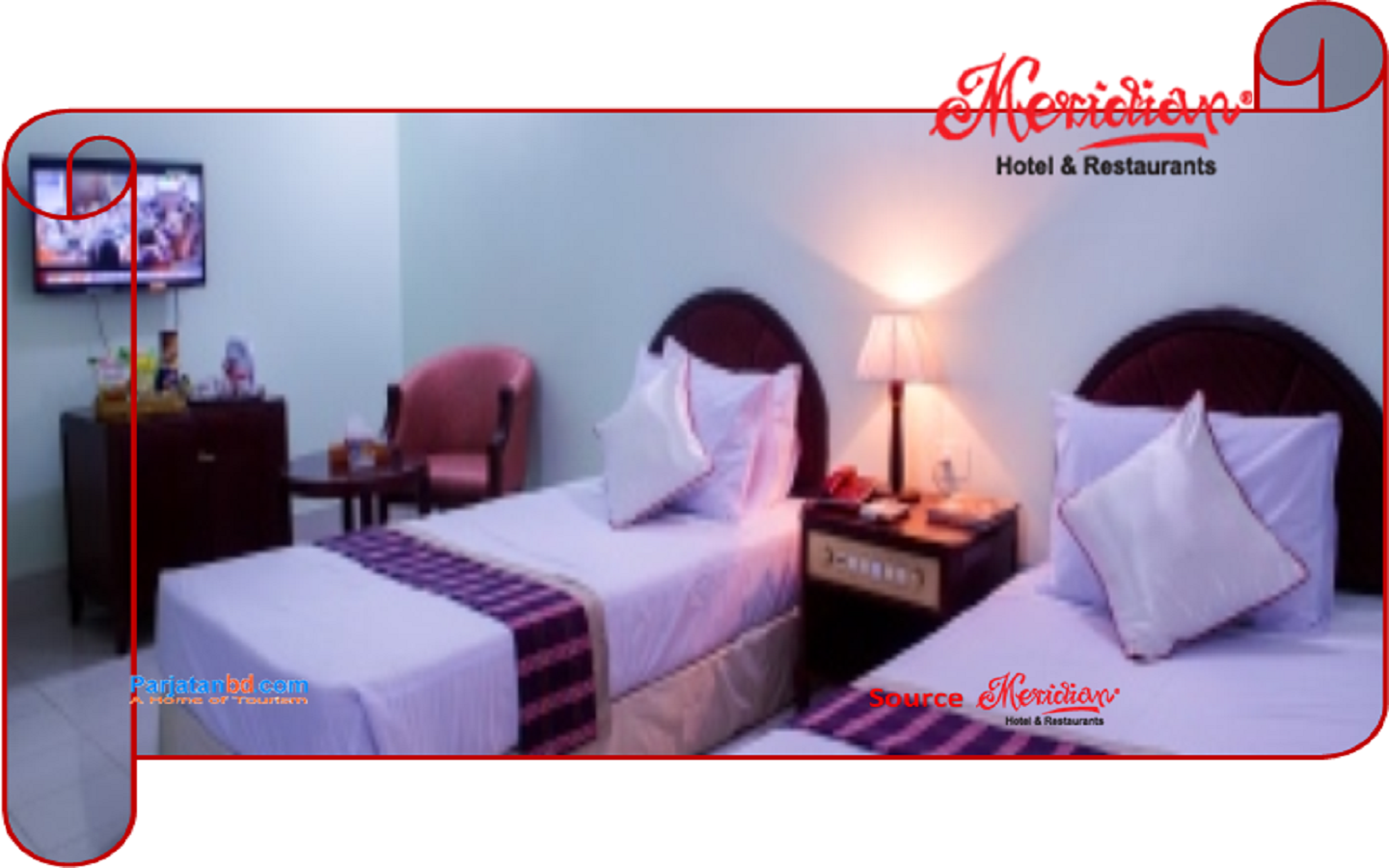 Room Executive Deluxe - Twin Bed -1, Meridian Hotel & Restaurant