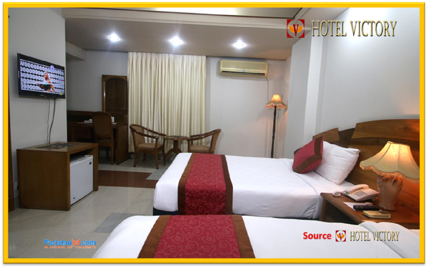 Room Deluxe Twin -1, Hotel Victory Limited, Naya Paltan